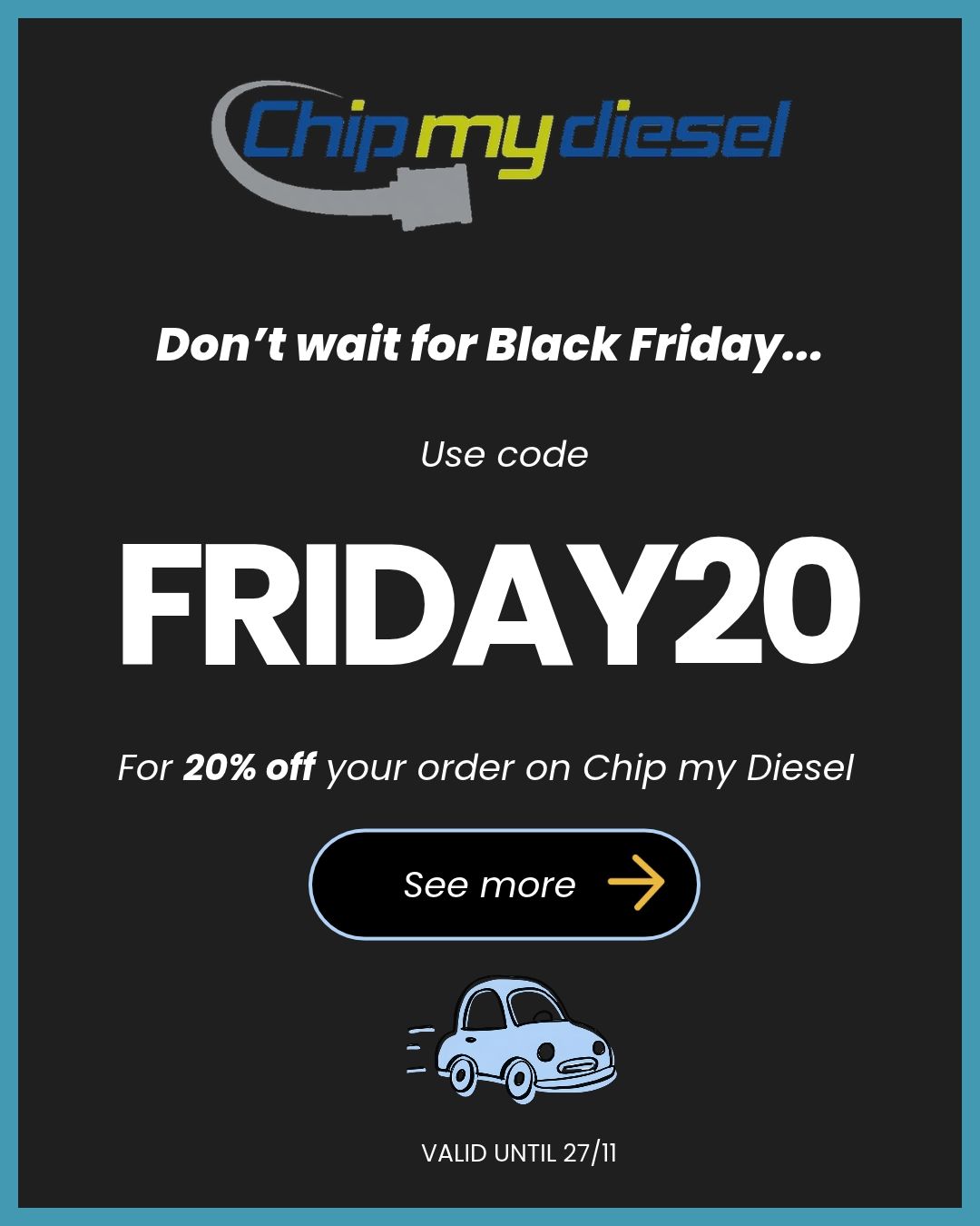 FRIDAY20 Coupon code for checkout
